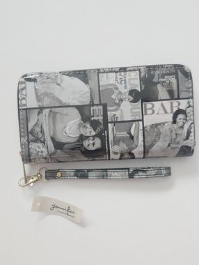 Michelle Obama Magazine Cover Collage  Printed Wallet, NWT